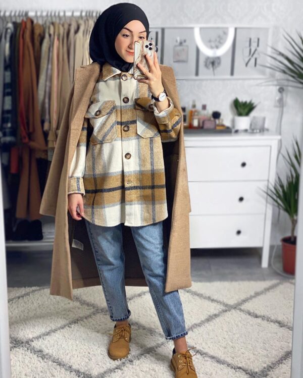 Our Wardrobe Obsession Courtesy Of Plaid Prints - Hijab Fashion Inspiration