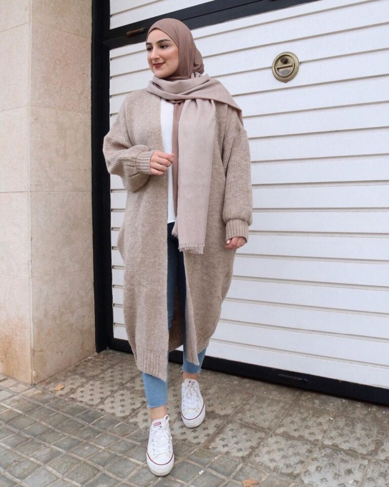 Stylish Hijab Friendly Long Cardigans - Hijab Fashion Inspiration