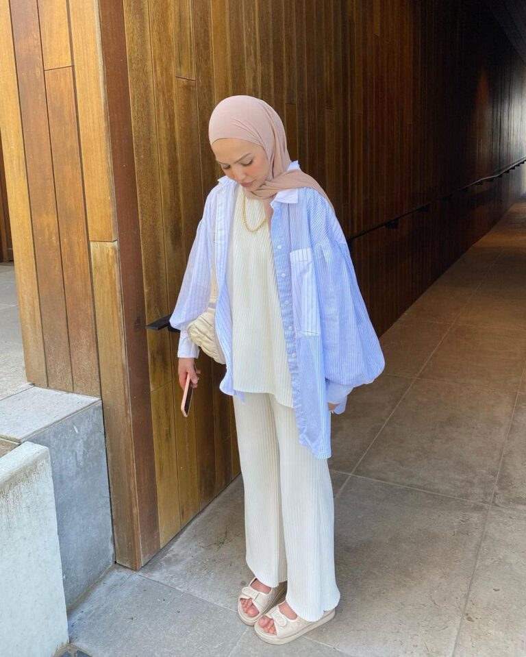 All The Ways To Style Your Shirt This Summer - Hijab Fashion Inspiration