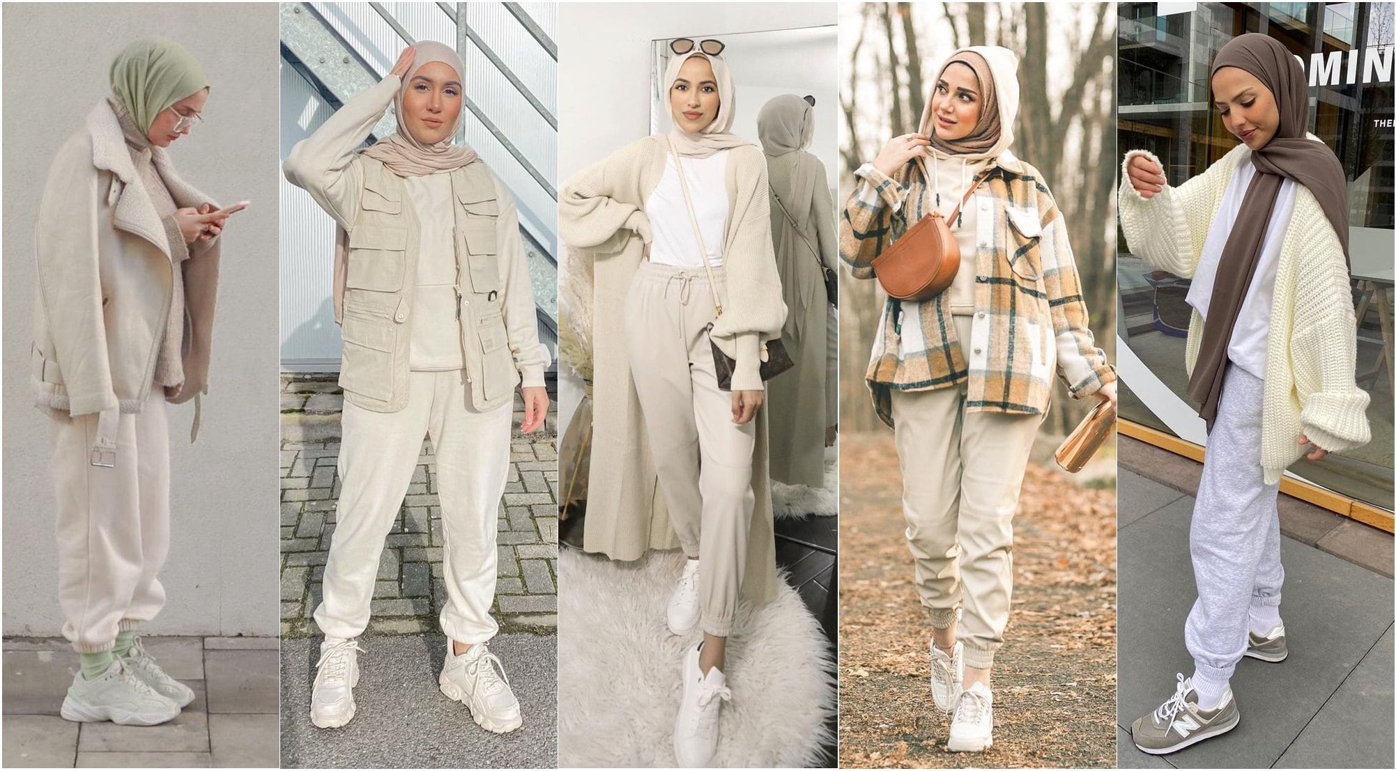 How To Style Jogging pants For Everyday Outfits - Hijab Fashion Inspiration